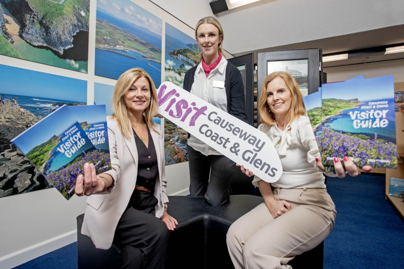 Kerrie McGonigle, Council’s Destination Manager, joins team members Heather Keanie; Destination Marketing Campaign Officer and Alison Walker Visitor Services Advisor as VICs prepare to open ahead of Easter and the upcoming summer season.