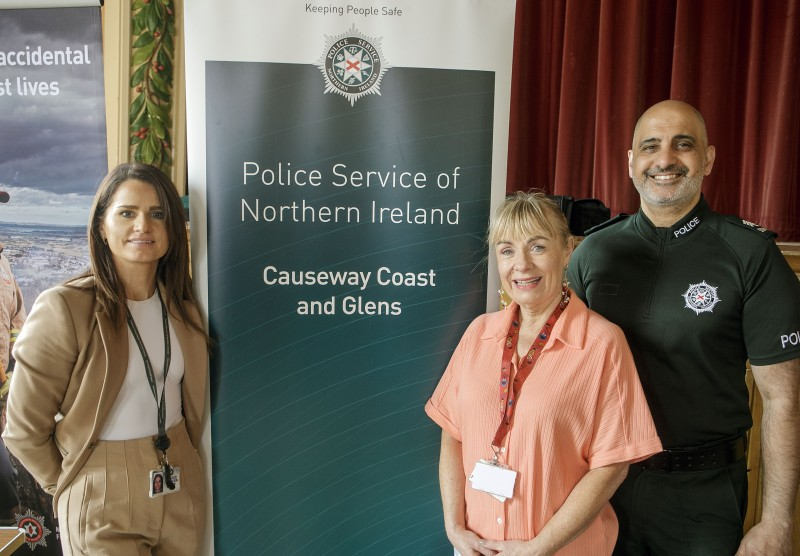 Representatives from PSNI who participated in the Information event.