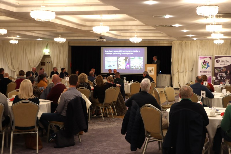 Attendees at Council’s recent Be Prepared Event in the Lodge Hotel organised in collaboration with Civil contingencies.