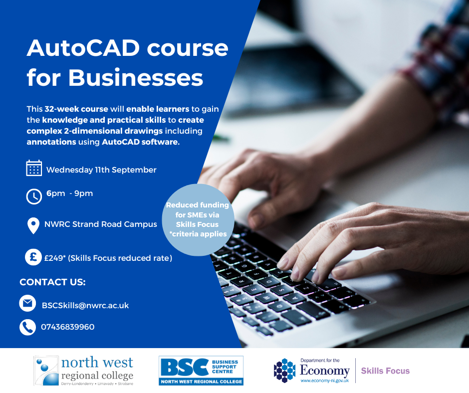 NWRC delivering AutoCAD course for Businesses