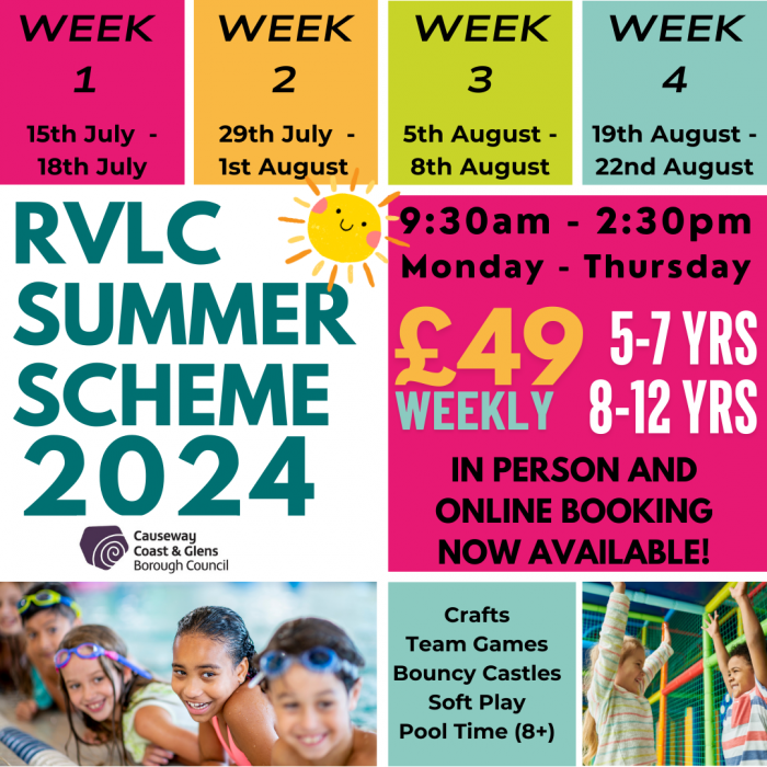 Roe Valley Leisure Centre Summer Scheme