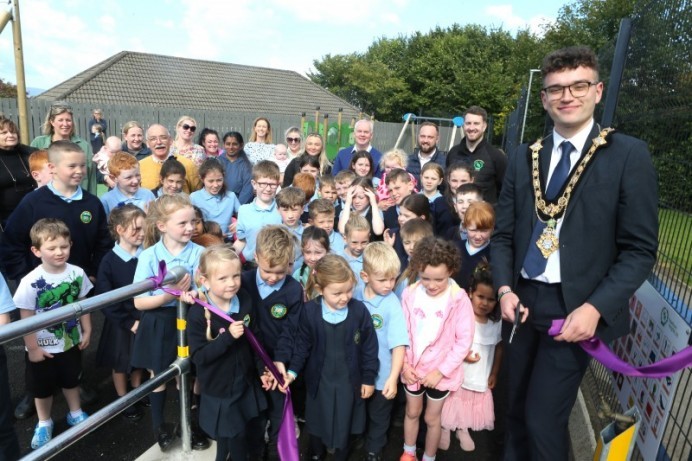 Official opening event celebrates the completion of Greysteel Play Park