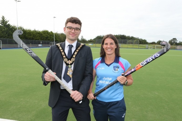 Official opening event celebrates the completion of upgraded Riada Hockey Pitch