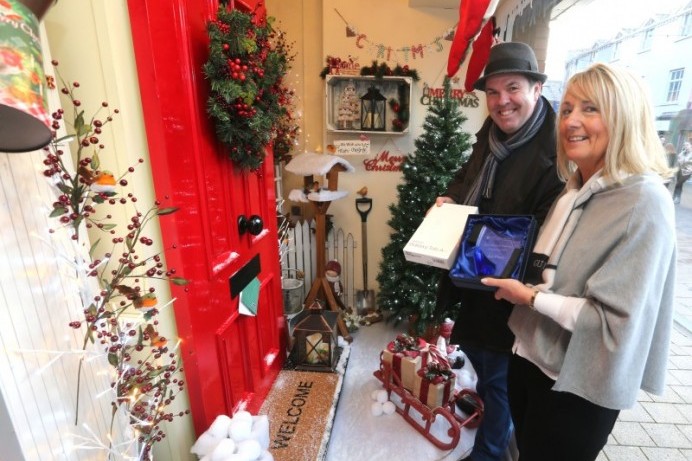 Lucy Goose wins Limavady Christmas Window competition