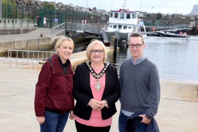 Mayor enjoys a visit to Rathlin Island