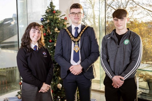 Mayoral reception for Causeway Coast and Glens powerlifter Minnie Dihmis & weightlifter Zak Taggart