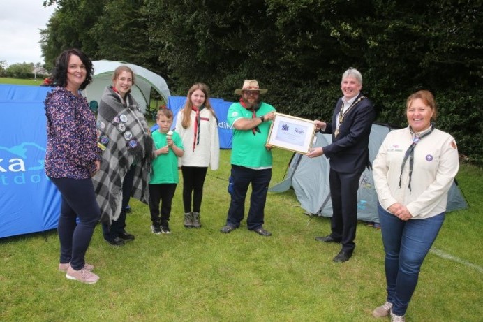 Centenary Civic T Marks 100 Years Of Scouting In Ballymoney
