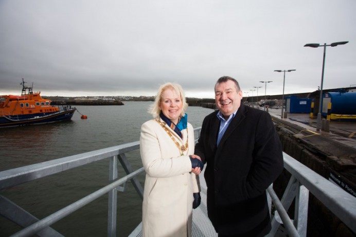 Causeway Coast and Glens Borough Council mark official launch of the commercial fishing improvements