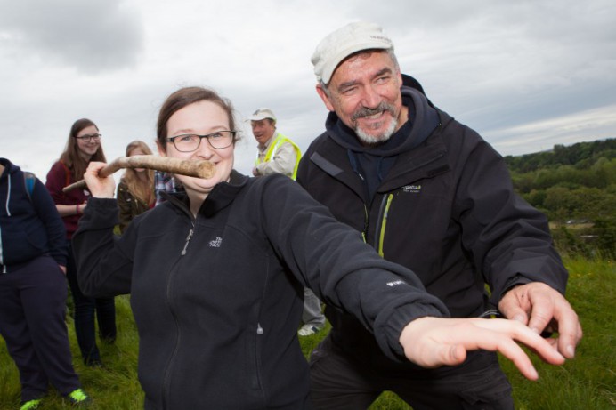 IRISH HISTORY STARTS HERE: Coleraine Students Turn Hunter-Gatherers