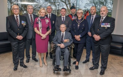 Local man Norman Irwin celebrates 106th birthday with Deputy Mayor of Causeway Coast and Glens